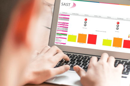 SAST SUITE software tool with SAP security dashboard